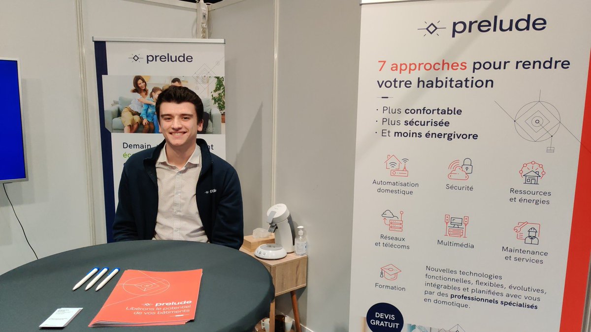 La deuxième journée touche à sa fin...plus qu'un jour pour visiter le stand B10 au salon Habitat de Dreux. Venez libérer le potentiel de vos bâtiments ! #domotique #smarthome #KNX