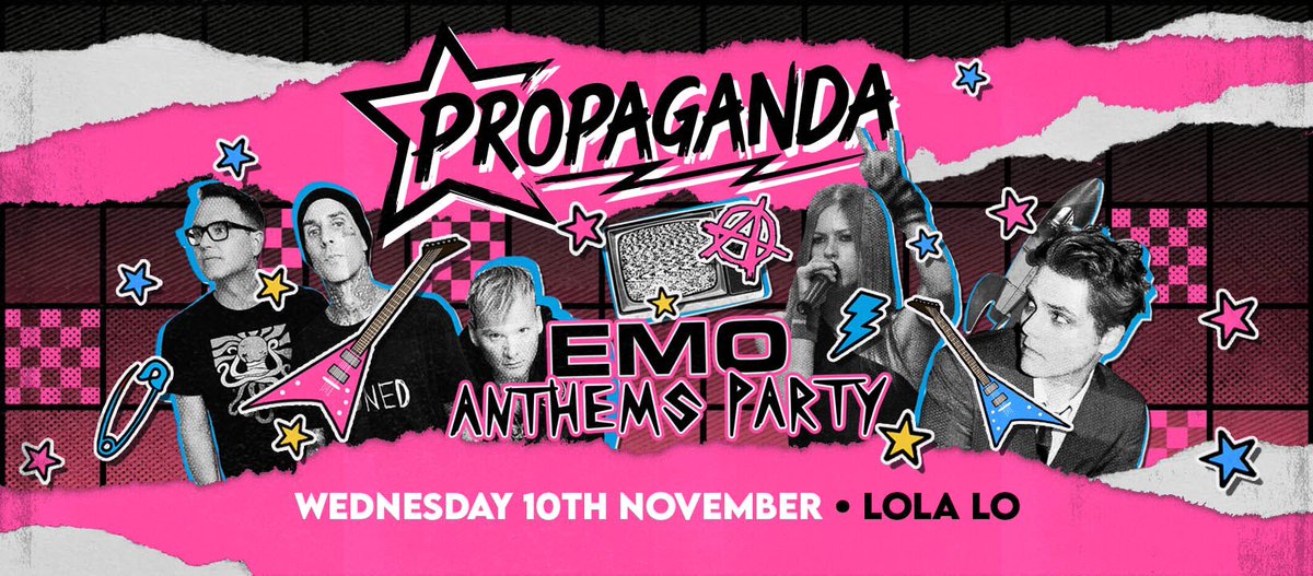 PropagandaCamb's tweet photo. Next Wednesday come to our emo anthem party! With all the best throwback you could want playing at a club! Buy your tickets now https://t.co/NgIEXalG78 #propaganda #night #club #cambridge https://t.co/gX6v900E7f