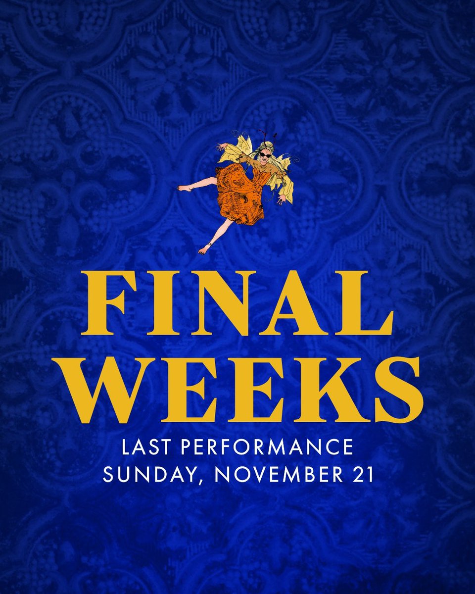 It's the final countdown! Get your tickets now for the final weeks of <a href="/FairycakesPlay/">Fairycakes: A New Comedy</a>! Must close November 21.