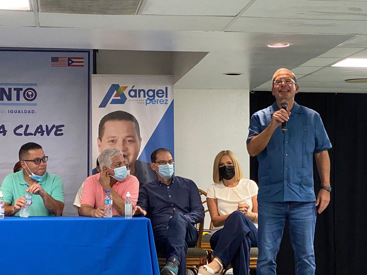OSPP2020's tweet photo. La presidenta de la OSPP, Leyda Cruz, junto al @GovPierluisi y líderes de nuestro @pnp_pr durante la última vista de reglamento en Guaynabo. 
#SomosLaFuerzaProgresista
#UnidosPorNuestrosDerechos
¡Arriba la Palma! 🌴✔️ https://t.co/0AuQxscEoX