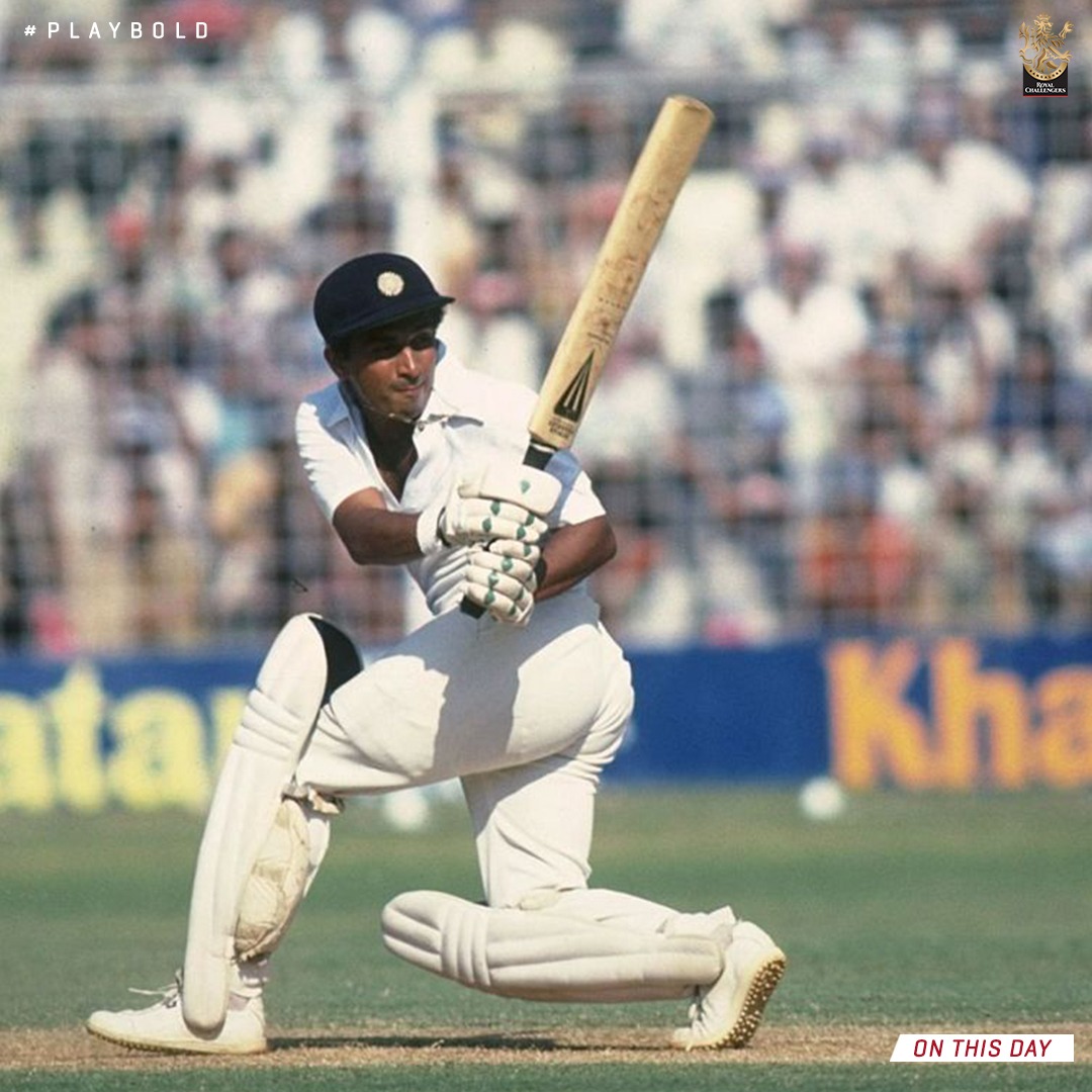 RCBTweets's tweet photo. #OnThisDay in  1⃣9⃣7⃣9⃣, #TeamIndia sealed their first series victory over Australia by an innings and 100 runs, with a day to spare. 

India's then opening pair, Sunil Gavaskar &amp; Chetan Chauhan scored 192 runs for the first wicket.

#PlayBold https://t.co/llWgEPu7yo