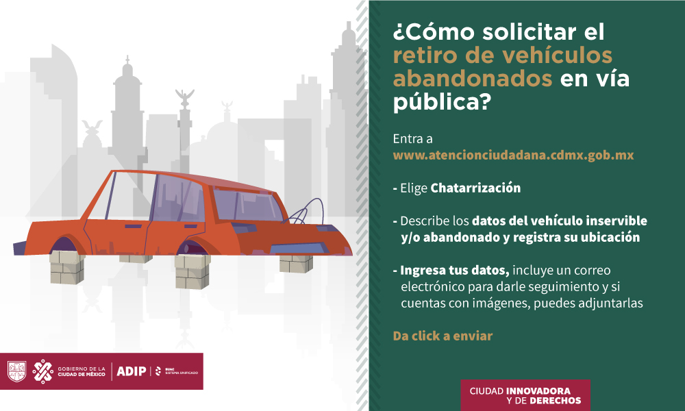 locatel_mx's tweet photo. Descubre todo lo que puedes reportar en el SUAC con sólo dar click aquí: 👉🏽 https://t.co/dRHcPpOzay

-Vehículos Abandonados
-Baches
-Limpia
-Balizamiento
-Luminarias descompuestas
-Vehículos de transporte público https://t.co/0S0IjnGqnj