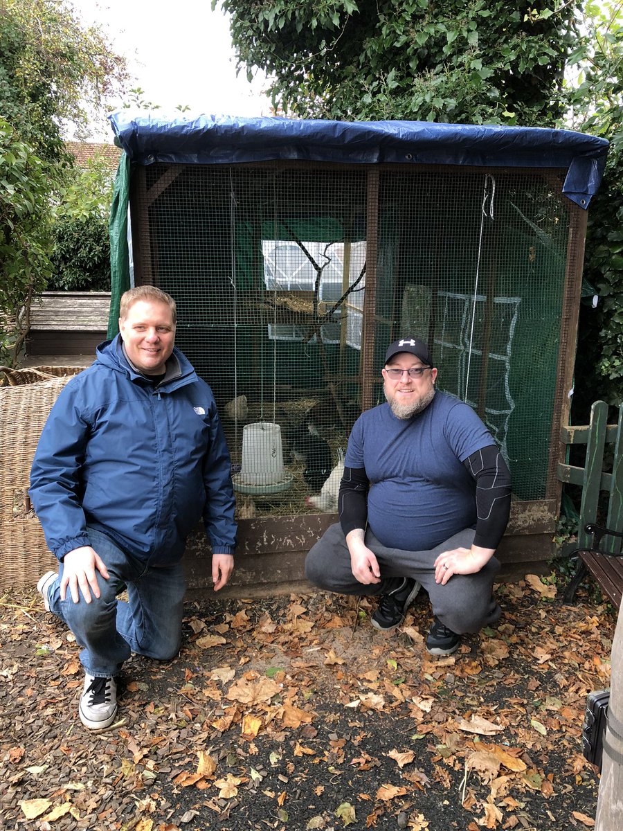 TanglewoodNS's tweet photo. A MASSIVE thank you to Simon Matthew’s and Tom Applegate for their @coopuk community outreach work today (with a little help from our very own Hannah and Kelly too) 
We have got some very pampered chickens 🐓💛🐓Have a great weekend everyone, Debs and Team Tanglewood 🐓💛🐓 https://t.co/1JRWk2BUPw