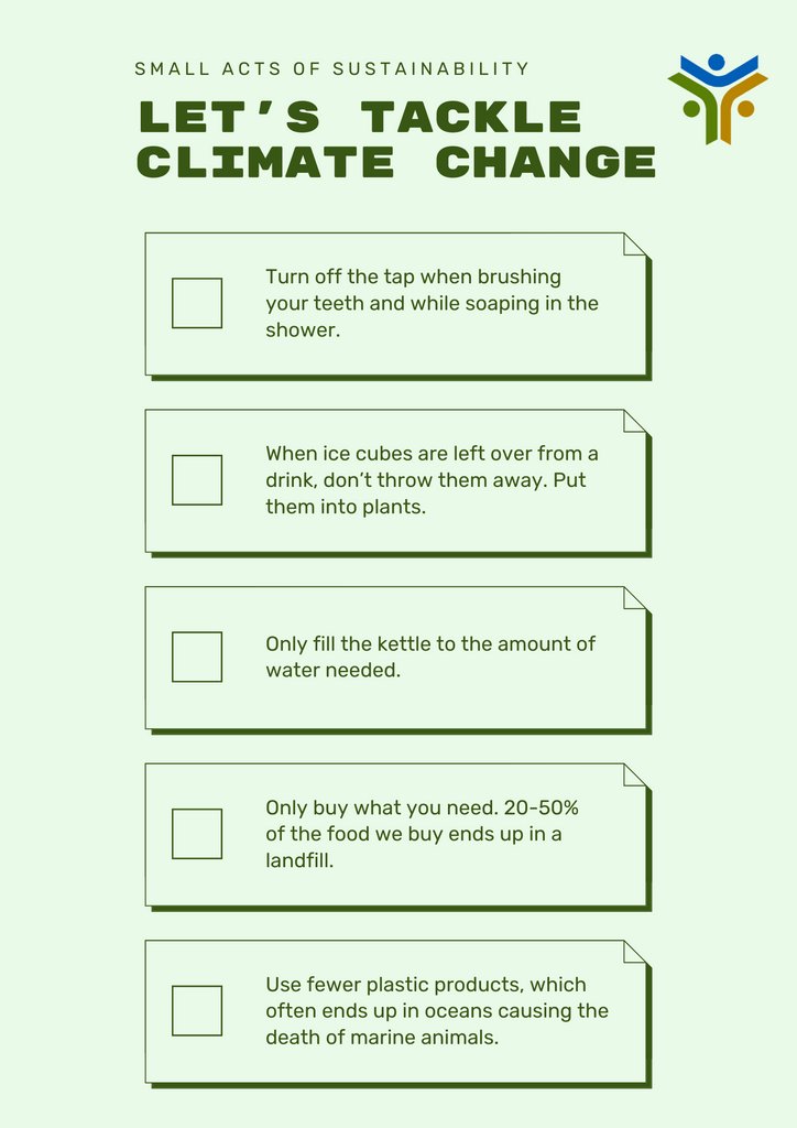 Here is how you can tackle climate change! Small acts of sustainability go a long way. 

#climateactionow #cop26 #earth #climatechange #environmentalist