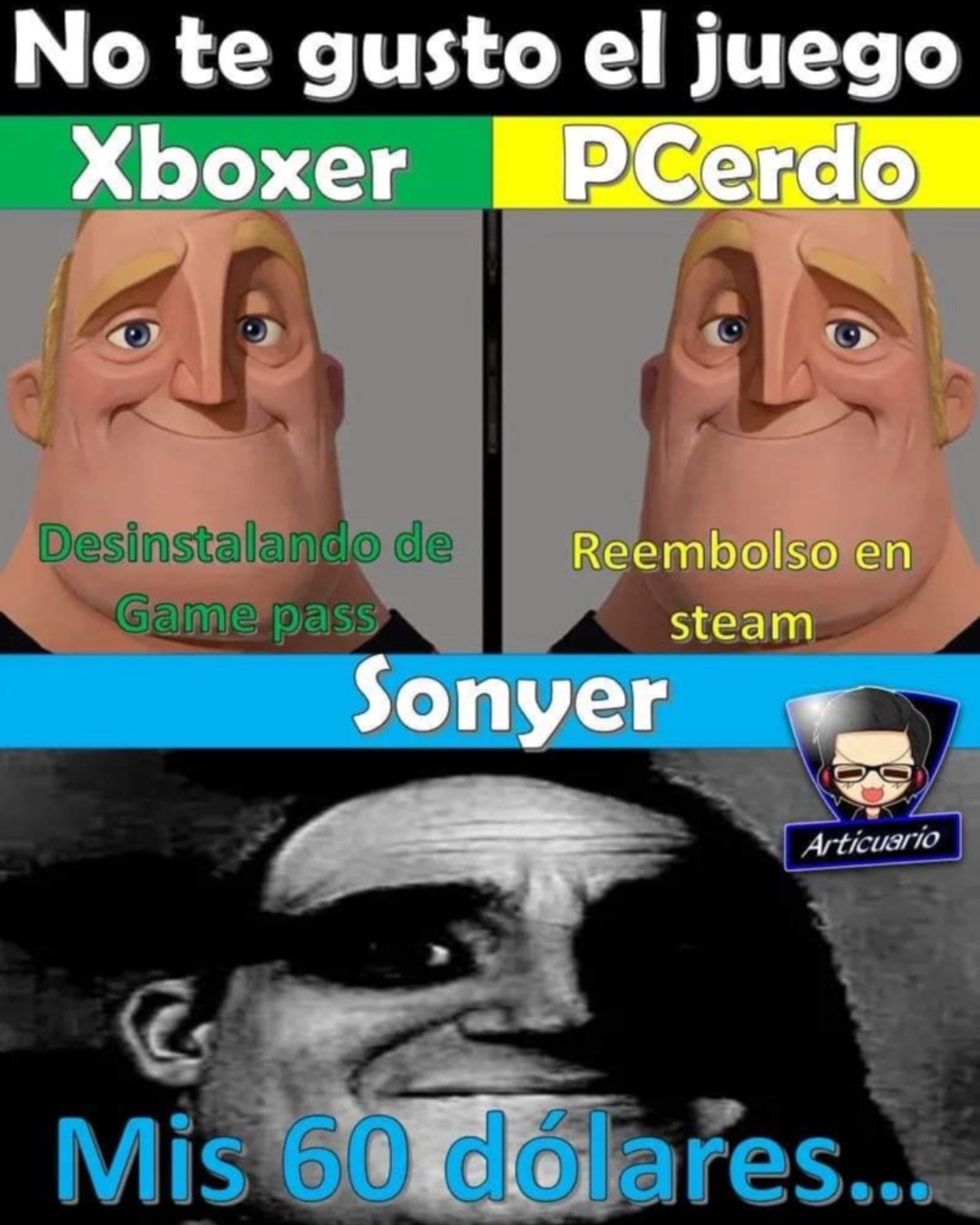 Gameflip on X: Ups :/ #humor #humorgamer #xboxer #pcerdo #sonyer