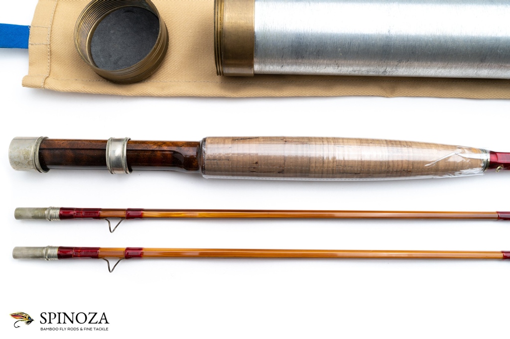 SpinozaRodCo's tweet photo. A Marc Aroner Hunt Pattern fly rod, 7'6", 2-piece, 2-tip, built for a #5 line. Lightly used with a small amount of hand soiling. Crisp, DF action.

https://t.co/tuvwz8v0RI

#flyfishing #fishing #bamboo #bamboorod #bambooflyrod #bambooflyrods #flyrods #trout #fish #fishbamboo https://t.co/cBTxmv9utw
