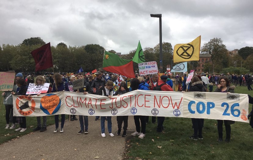 Great turn out in Brighton for today’s Global Day for Climate Justice 💚
Demand Climate Justice Now! 
#ClimateJusticeNow #ClimateActionNow #COP26 #zerohour #togetherwithrefugees <a href="/WorthingCan/">WorthingCAN 🌍</a> <a href="/XrSouthEastUK/">XR South East UK</a>