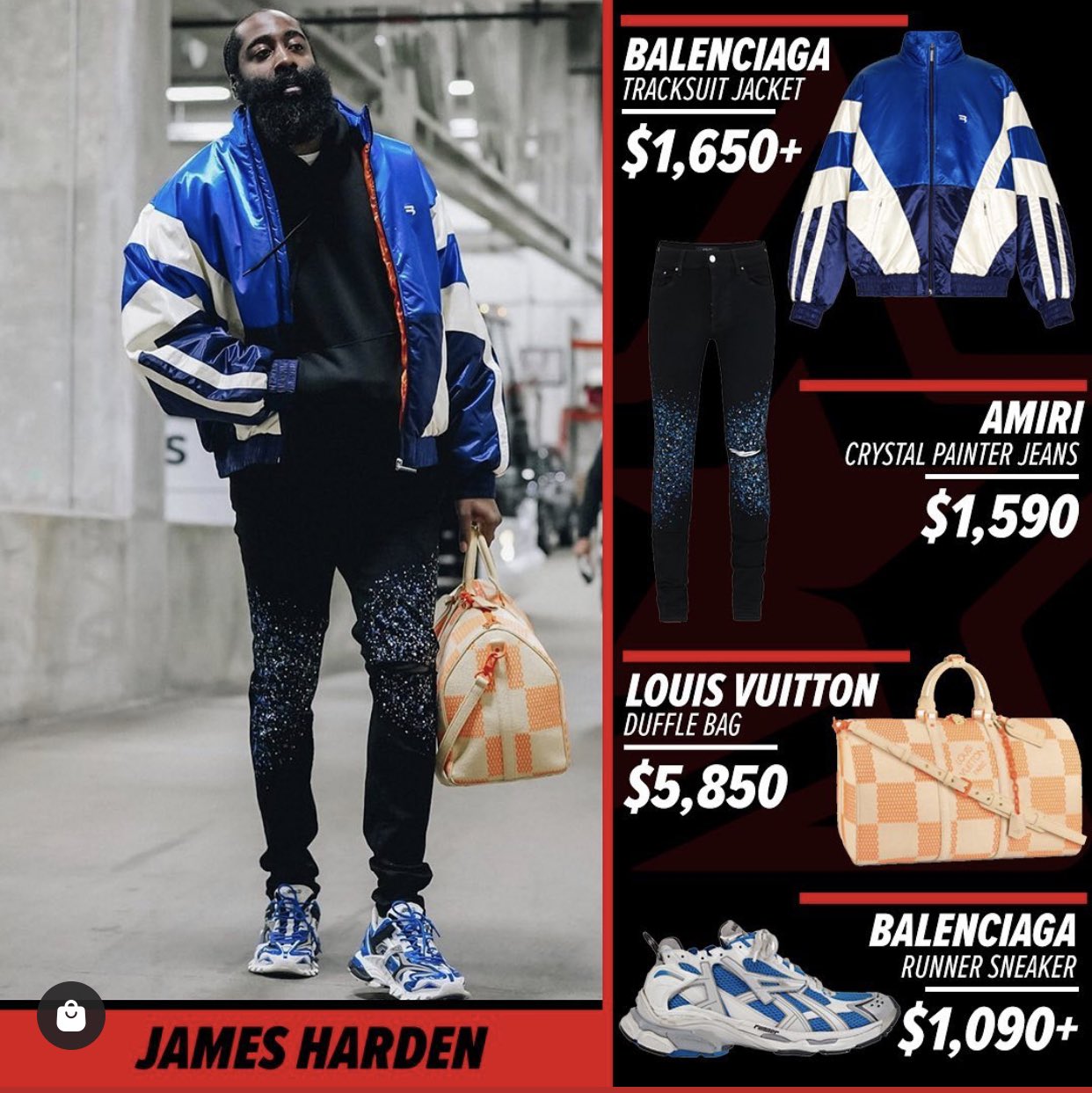 James Harden LV Jacket