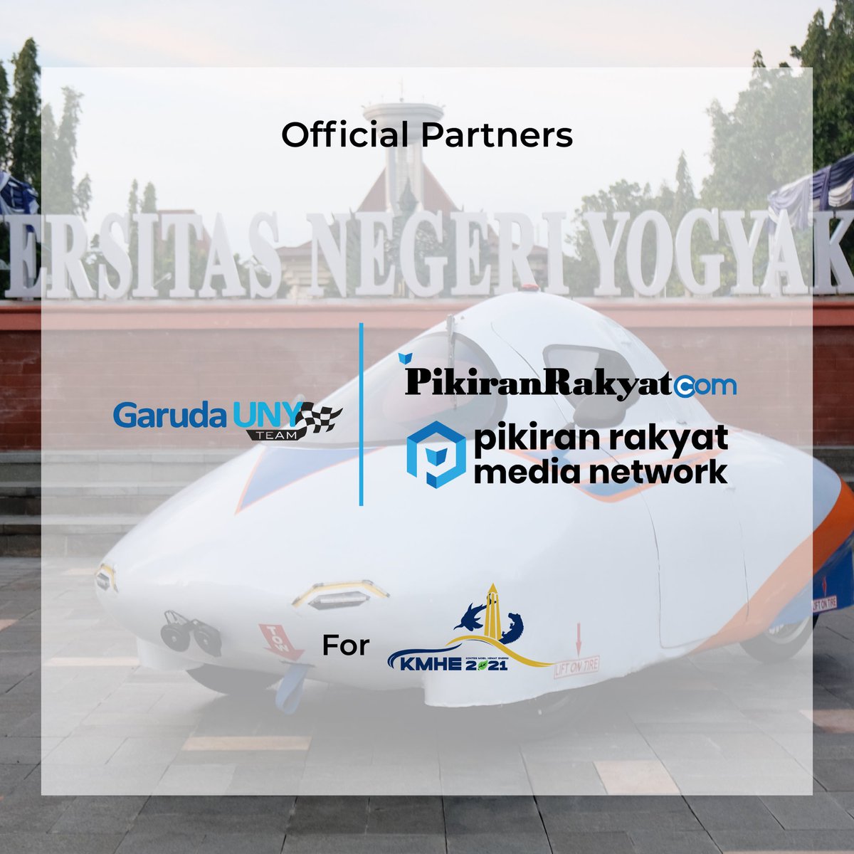 Garuda UNY Team mendapatkan dukungan untuk mengarungi Kontes Mobil Hemat Energi 2021. PikiranRakyat.com dan Pikiran Rakyat Media Network dipastikan menjadi partner untuk tim 💪.

Simak berita selengkapnya di situs kami garudauny.com