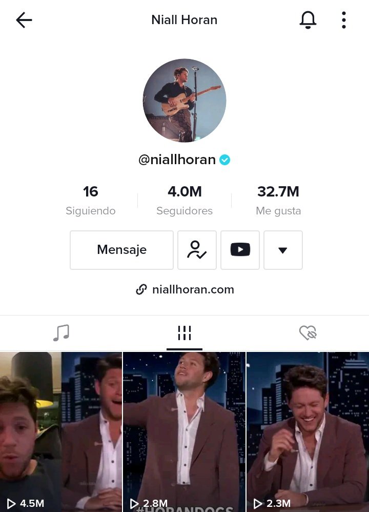 NiallArgentina's tweet photo. Niall llegó a los 4M de seguidores en Tiktok ✨ https://t.co/cCotWZ36hy