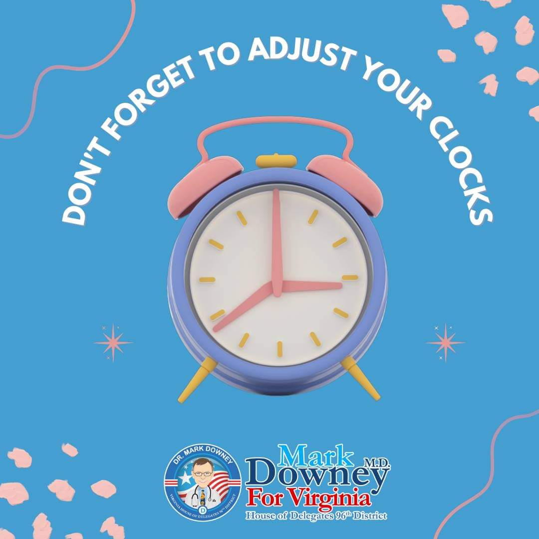 Daylight Saving Time is tomorrow! Don't forget to set your clocks back one hour before going to bed tonight.