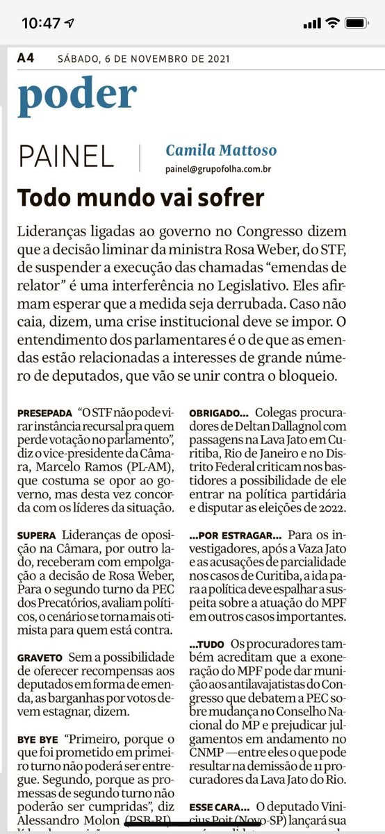 joaoabel_'s tweet photo. da folha, prefiro destacar a sacada genial da camila mattoso no painel de hoje

o título e o chapéu de cada nota com nomes de músicas da marília 💛 https://t.co/GtbxJjZNnN