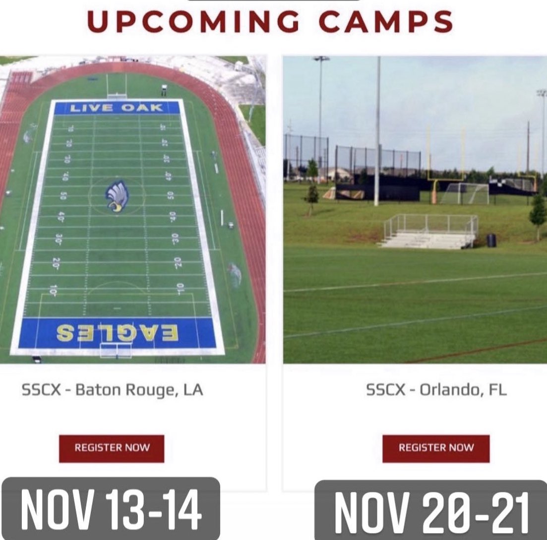 CoachJacksonTJK's tweet photo. ONE WEEK out from our first of two events of our 10th Annual…

🚨 Southern Specialists Camp X 🔥

Come get great exposure and improve!

https://t.co/VmiCL5RJcE 💻📱

@CoachJeffGarner | @NKR_Camps https://t.co/EX8wFSlDWG