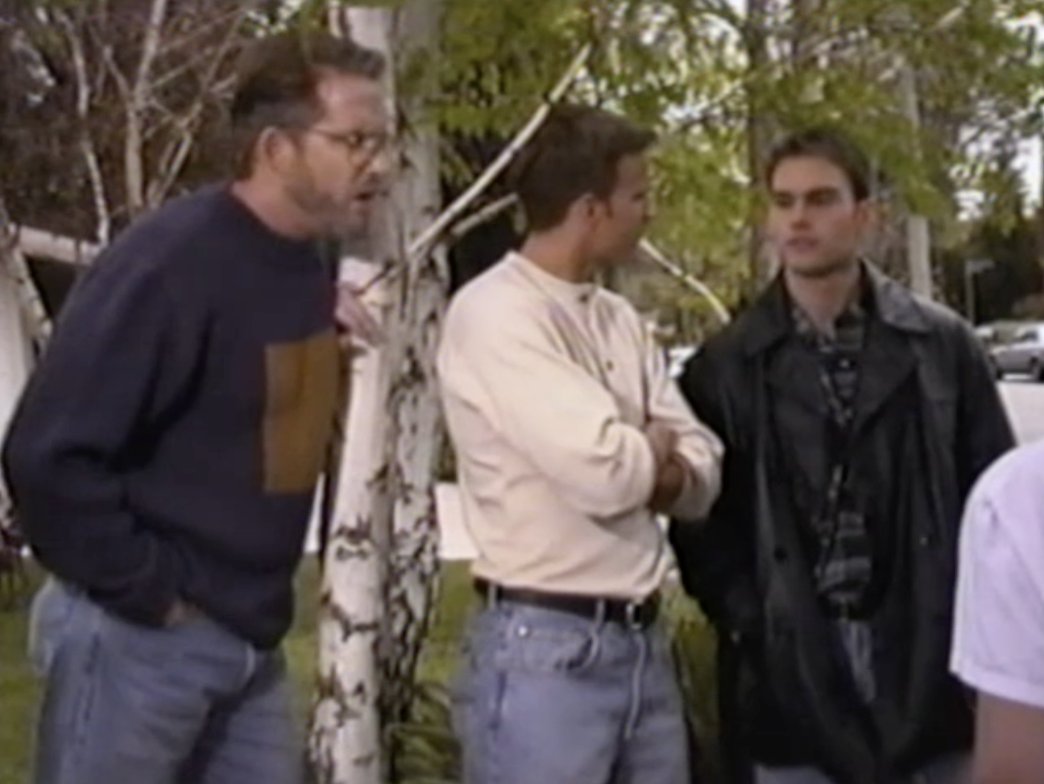 MeisnerActor's tweet photo. #Actor #Meisner  Yours truly as the dad in #ChadsWorld, dir by James DR Hickox.  1998.  The first ever SAG contracted production for streaming.  With Camilla Ball, Seann William Scott.  The production was unfortunately upstaged by a major sex scandal involving the producers. https://t.co/7jizE1QUTj