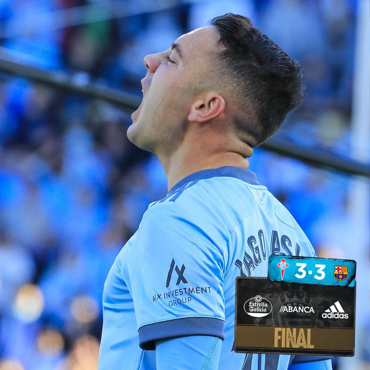 FINAAAAAAL 🏁 ¡Looocura hasta el pitido final! ¡Vamoooooooooooooossss!

Orgullo de equipo, orgullo de afición.

#CeltaBarça #RCCelta