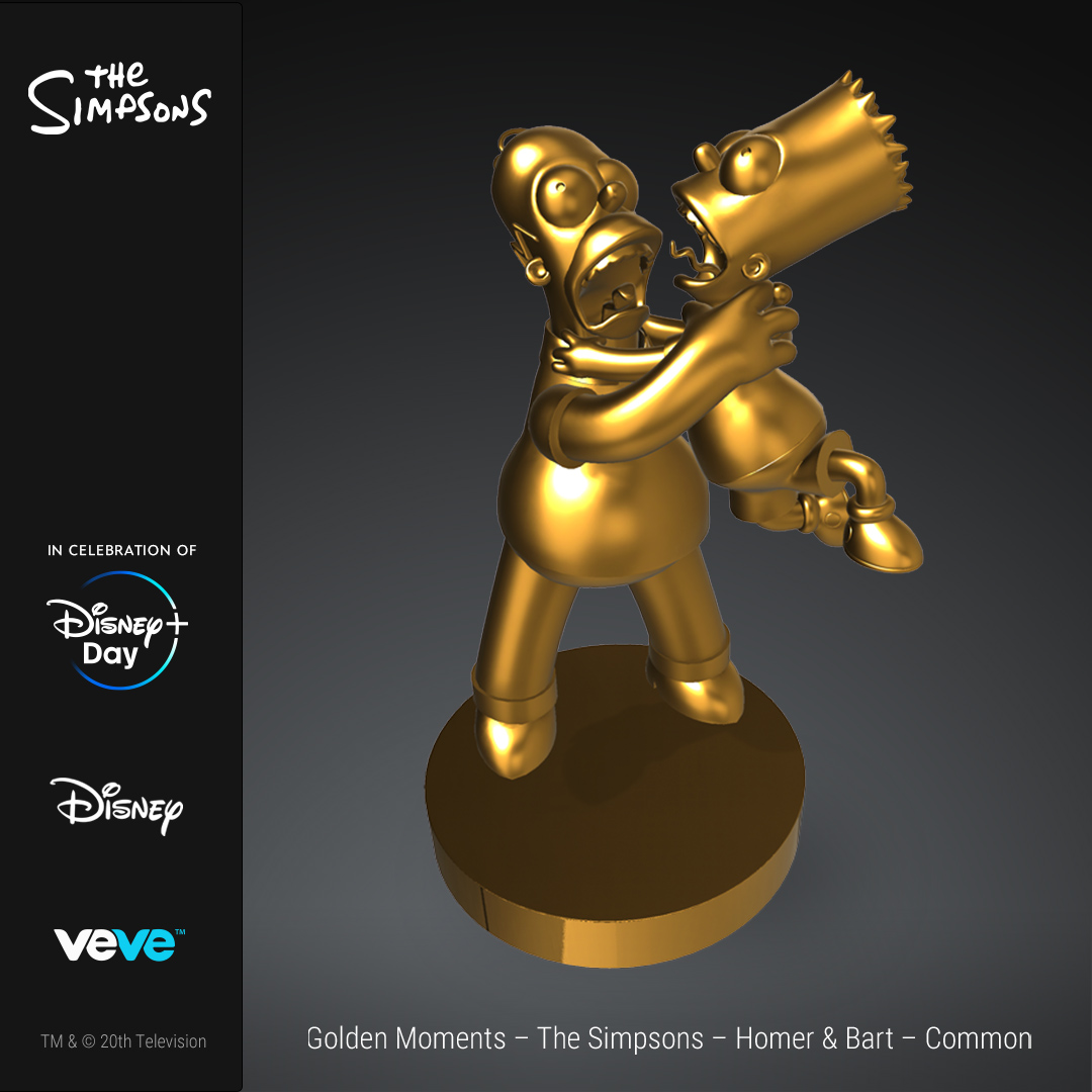 veve_official's tweet photo. Get a closer look at The Simpsons Golden Moments digital collectibles dropping tomorrow, 7 Nov. at 12PM PT/3PM ET!

Details: https://t.co/j57gLmo1zF

#DisneyPlusDay https://t.co/Z0RU84B4iv