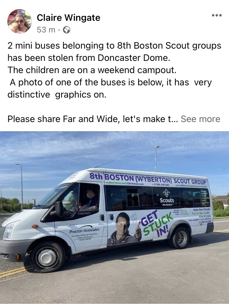 lovinglyjune's tweet photo. @peter_levy - this is a non-profit scout group for young people from boston and surrounding towns who were out on a day out! both buses look like this https://t.co/akOTv1T7fX