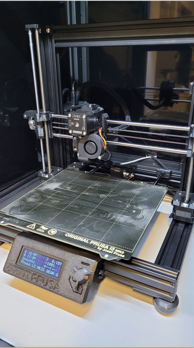 FedeMde's tweet photo. @GregoireSaunier @FilamentFrenzy @Dsk001_3D @E3DOnline @Prusa3D @AtomicFilament @crussty @mad_monkey01 @grafitomi @Greg191134 @GregoireSaunier love you work and already run a full bear+bear exxa baby...many many thanks for it. Your Hemera mount is amazing too,I totally missed. Is a modified firmware no necessary for it? Thanks https://t.co/GxMbObMDKC