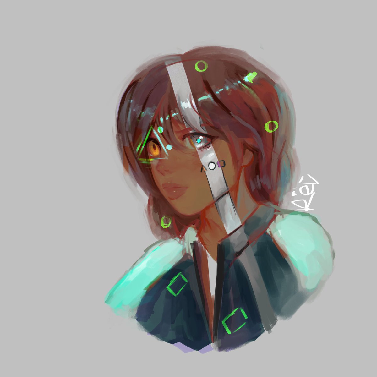 sta_tiny's tweet photo. Im back from my break! Created a character for squid game. Comment what her name and # should be. 

#artist #artwork #artpiece #art #digitalartist #digitalart #digitalartwork #procreate #sketch #squidgame #illustration #realism #realistic #realisticpainting #fanart #squidgameart https://t.co/xIOHcJVkFL