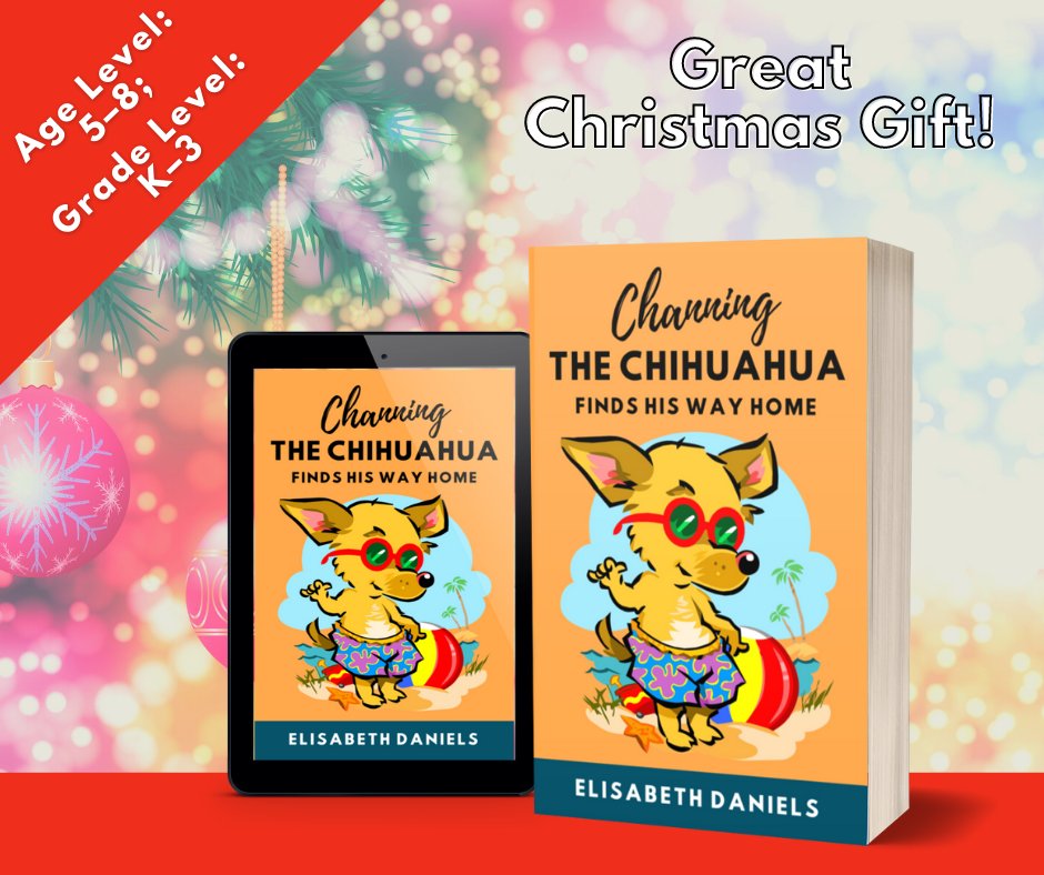 ElisabethWriter's tweet photo. Looking for #ChristmasGiftsForKids? I've got you covered! 🎁 4.9⭐ 𝐶ℎ𝑎𝑛𝑛𝑖𝑛𝑔 𝑡ℎ𝑒 𝐶ℎ𝑖ℎ𝑢𝑎ℎ𝑢𝑎 𝐹𝑖𝑛𝑑𝑠 𝐻𝑖𝑠 𝑊𝑎𝑦 𝐻𝑜𝑚𝑒 is a "great story with fun characters." 🥰 Click https://t.co/8NDDLiNuOl to buy today! #KidLit  #ChristmasGiftIdeas #PictureBook https://t.co/RVmt9jgvW9