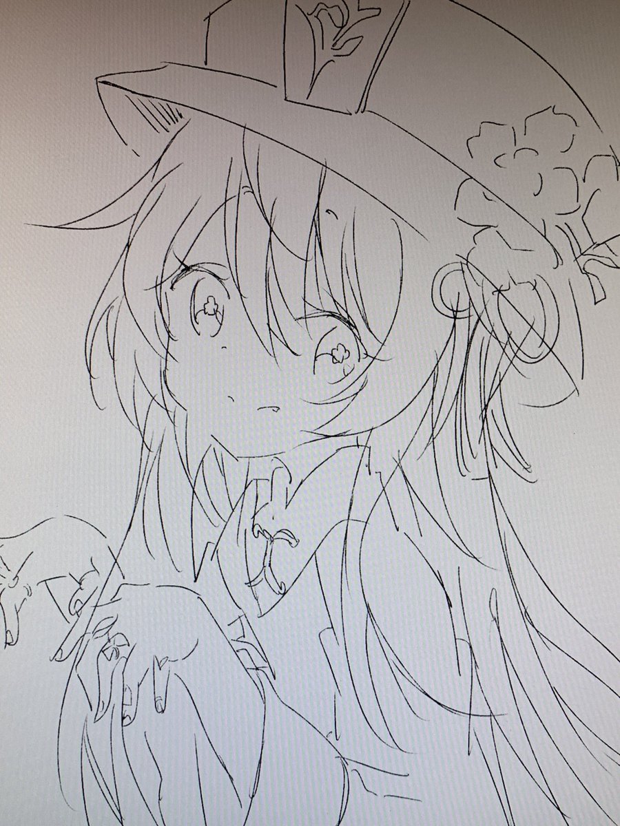 胡桃さん描き描き 