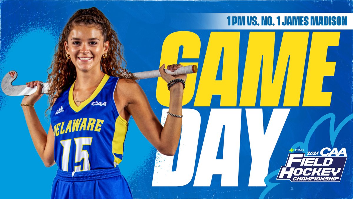 CHAMPIONSHIP SUNDAY!!

🆚 No. 1 James Madison
📍 Fred P. Rullo Stadium
🕐 1 p.m.
📺 bit.ly/3FfafJs
📊 bit.ly/3bPu3Wq
🎟 bit.ly/3weDuYW

#BlueHens 🏑