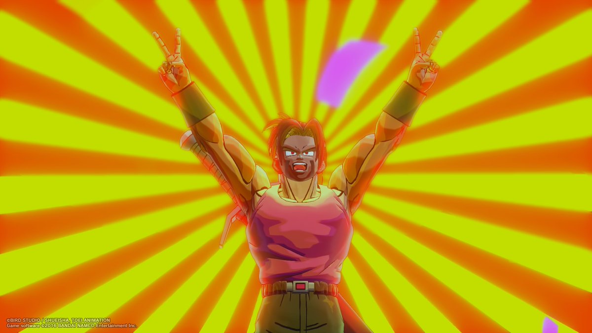 ToppaVG's tweet photo. https://t.co/xxvg4FknEy 

Here is my entry for the Xenoverse 2 Fashion contest! 

Name:Abner

Race: Saiyan 

Energetic Time Patroller From The Future, Abner!

#DBXV2_SFC_US https://t.co/eVHcXUaS80