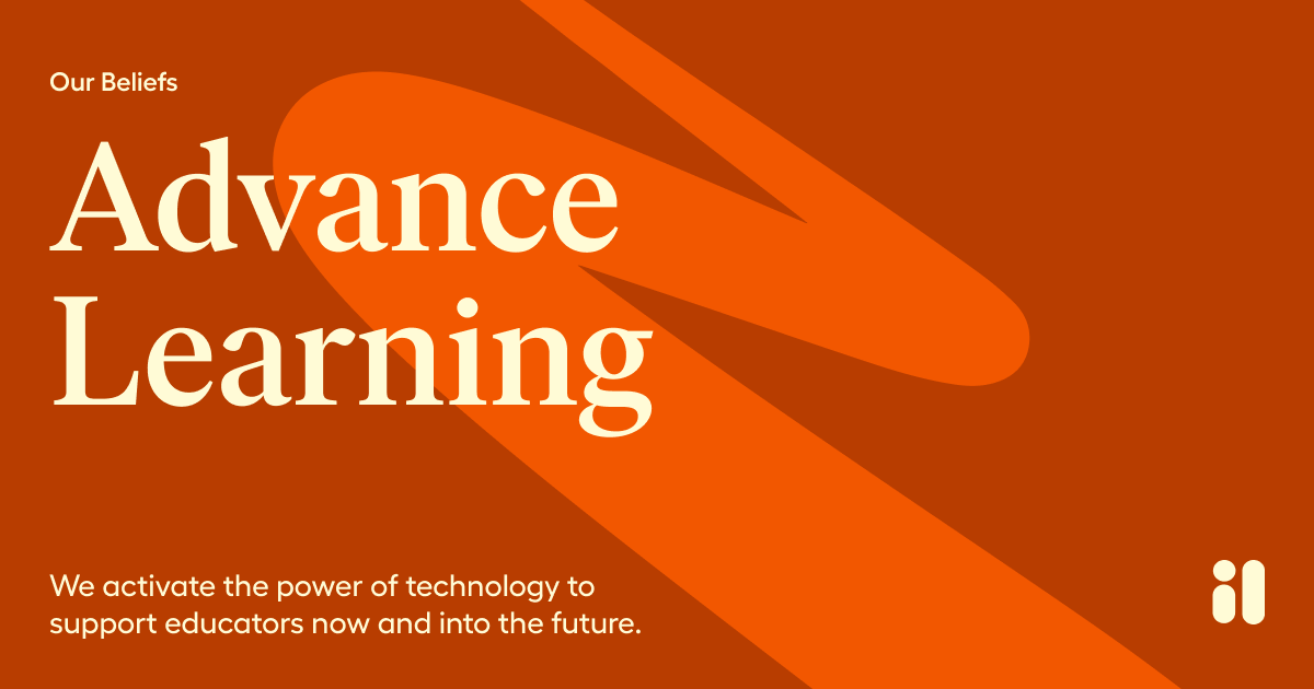 We conduct ongoing research and thought leadership on emerging topics within education to advance learning for all. Learn more about our beliefs at bit.ly/3nQuVzJ. #IgniteLearningBreakthroughs