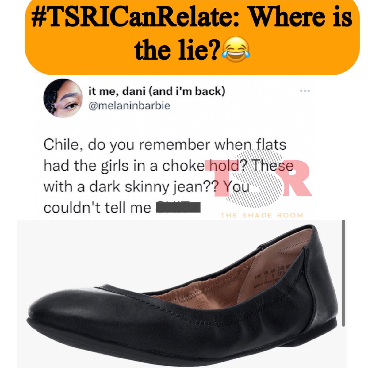 TheShadeRoom's tweet image. Where is the lie?😂