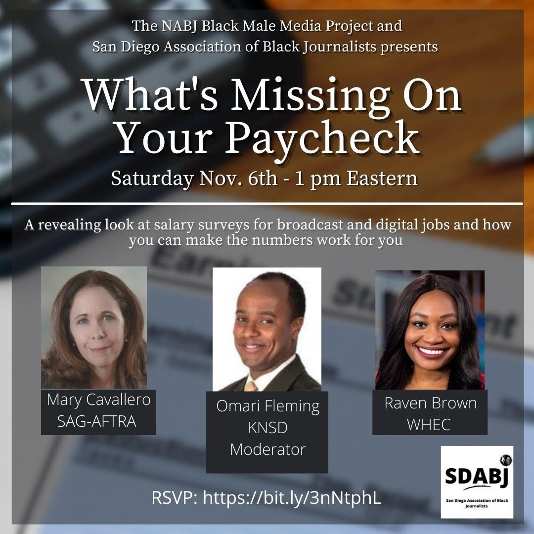 There’s still time to join this powerful conversation re: getting paid what you’re worth in TV news. They’re dropping gems! Thank you <a href="/NABJ/">#NABJ Headquarters ✊🏾🖊️🎙️💻 📷 🎥 📝 🔈</a> @WHEC_RBrown &amp; <a href="/sagaftra/">SAG-AFTRA</a> #NABJBMMP