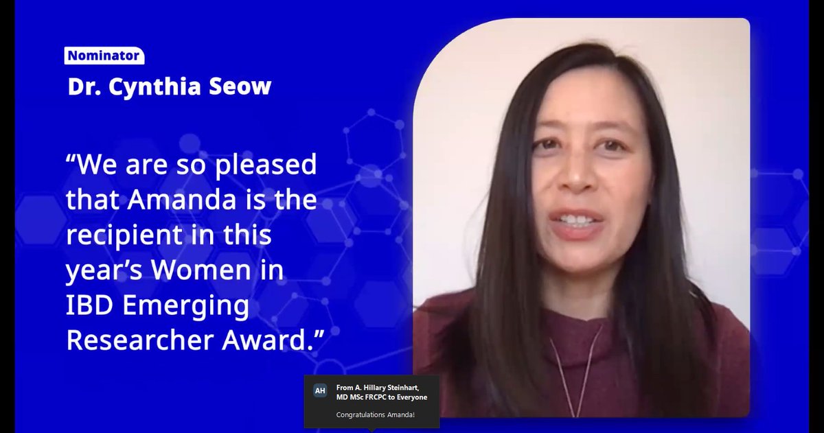 Eric Benchimol (@ericbenchimol) on Twitter photo And ANOTHER award for <a href="/amandaricciuto/">Amanda Ricciuto</a> from <a href="/getgutsycanada/">Crohn's and Colitis Canada</a> - Rising Star Award! Congrats & TY for being an enthusiastic, dedicated colleague! You've already made a huge impact, and it's only the beginning! #IBDMinds2021 <a href="/SickKidsNews/">The Hospital for Sick Children (SickKids)</a> <a href="/DrSimonLing/">Simon Ling</a> <a href="/drmeredithirwin/">Meredith Irwin</a> <a href="/DrAnnieHuang/">Annie Huang</a> And ANOTHER award for <a href="/amandaricciuto/">Amanda Ricciuto</a> from <a href="/getgutsycanada/">Crohn's and Colitis Canada</a> - Rising Star Award! Congrats & TY for being an enthusiastic, dedicated colleague! You've already made a huge impact, and it's only the beginning! #IBDMinds2021 <a href="/SickKidsNews/">The Hospital for Sick Children (SickKids)</a> <a href="/DrSimonLing/">Simon Ling</a> <a href="/drmeredithirwin/">Meredith Irwin</a> <a href="/DrAnnieHuang/">Annie Huang</a>