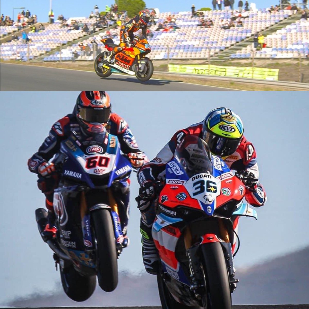 Leuke poging van <a href="/GardnerRemy/">Remy Gardner #87</a> maar onze <a href="/mickeyvdmark/">Michael van der Mark</a> spant de kroon! #AlgarveGP <a href="/Eurosport_NL/">Eurosport Nederland</a>