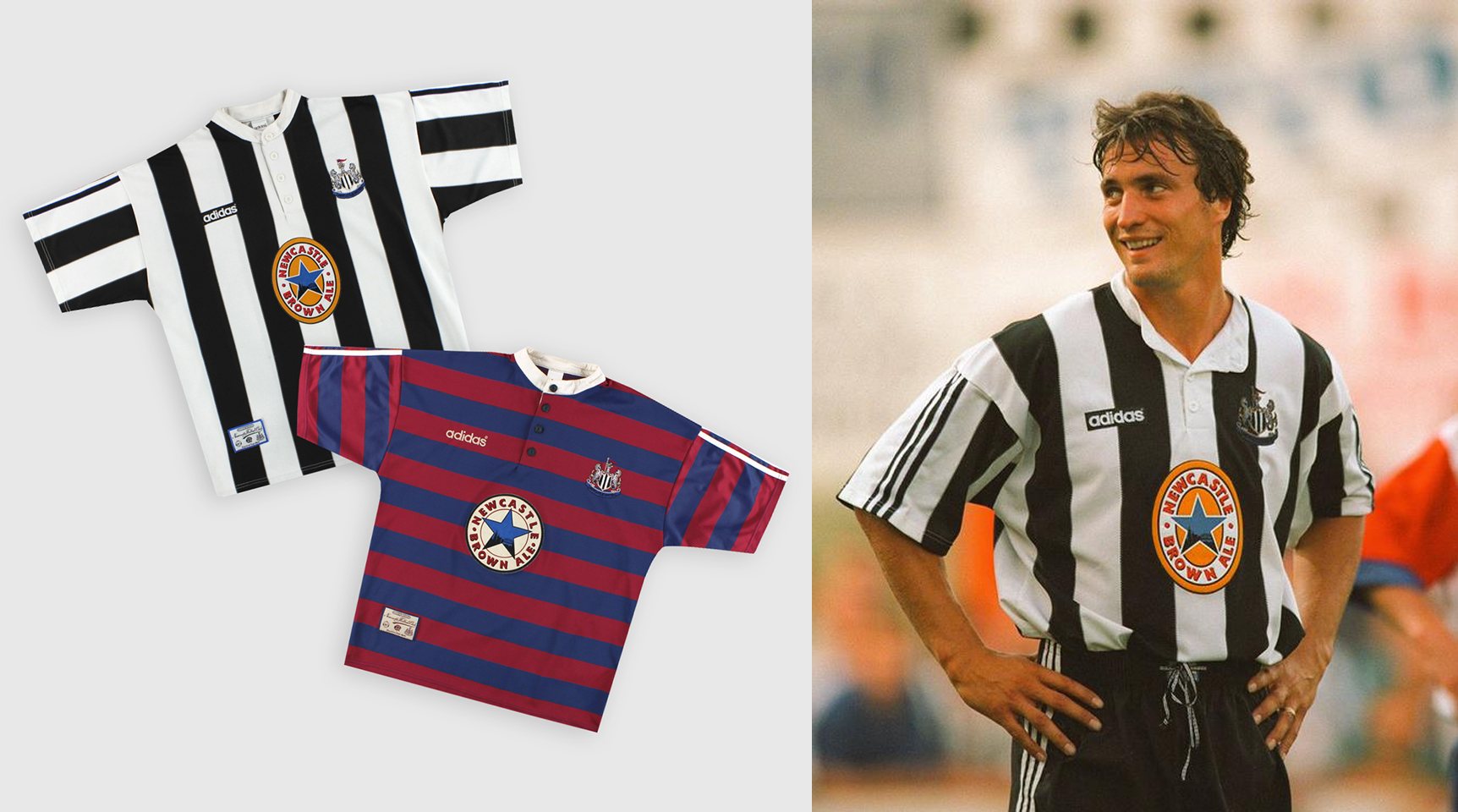 Football shirt soccer Newcastle United Magpies Away 1995/1996