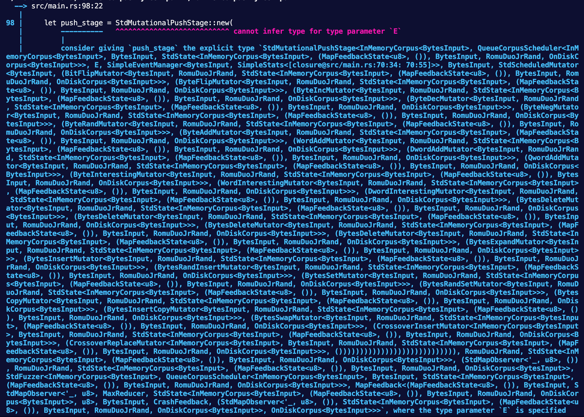 Rust suggests to add this tiny type annotation to my variable..
