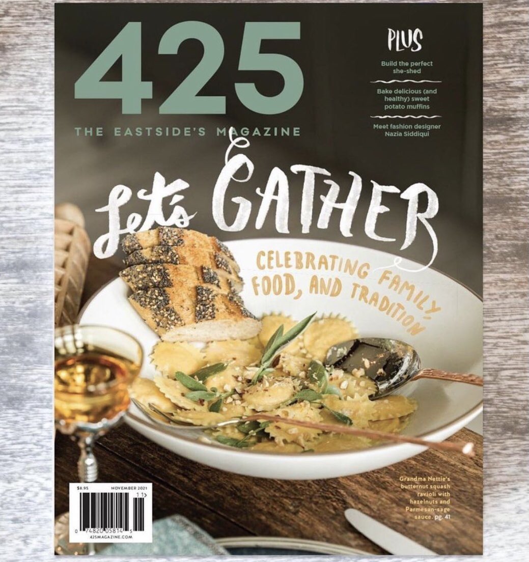 Monica_Hart1's tweet photo. When you Grandma’s Story makes the @425Magazine cover! Bringing back Nettie’s Raviolis - a holiday family tradition ❤️
November issue in stores NOW! Thank you #425magazine https://t.co/fpDiK8ymVa