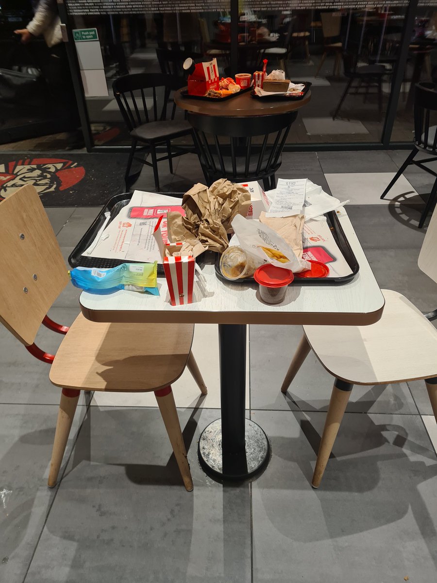 Chanacy's tweet image. This is KFC Century retail Park. Shocking @kfc appalling would not recommend. Service poor and restaurant filthy