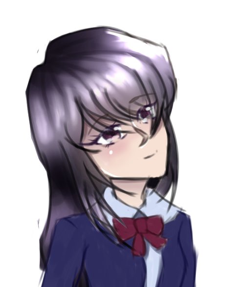 Spamandegg3's tweet photo. Hi everyone i havent colored a drawing in how many months now but anyways i decided to draw komi san and try color it a bit yayyy https://t.co/j7YlfXtj9n