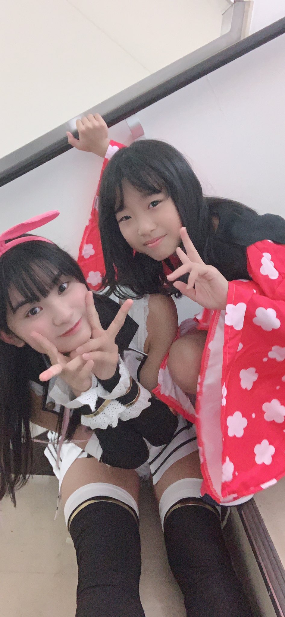 小学生　チラ　ロリ 