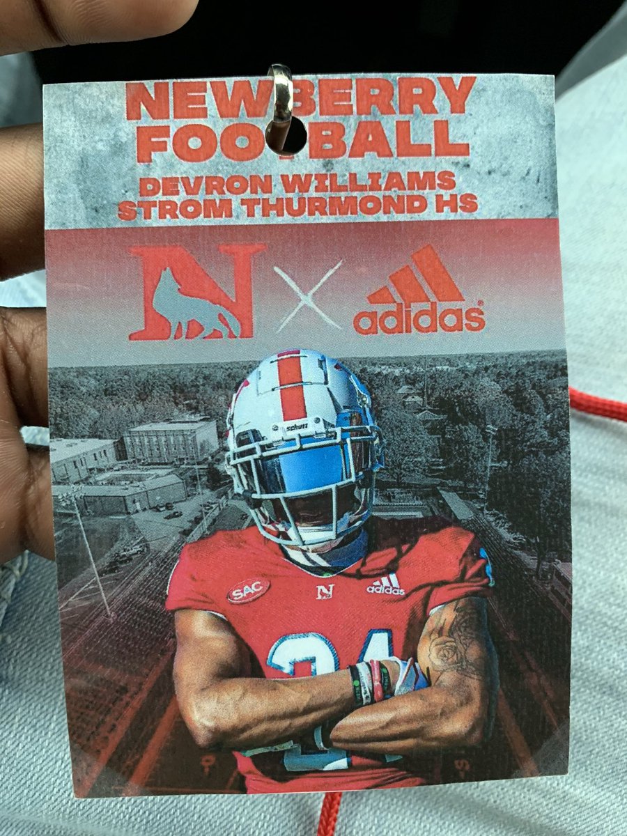 Devron Williams (@devronwilliams6) on Twitter photo After a great visit blessed to receive a offer from <a href="/Newberry_FB/">Newberry College Football</a> <a href="/MitchHall15/">Coach Mitch Hall</a> Thanks for bringing me up‼️🔴⚪️ After a great visit blessed to receive a offer from <a href="/Newberry_FB/">Newberry College Football</a> <a href="/MitchHall15/">Coach Mitch Hall</a> Thanks for bringing me up‼️🔴⚪️