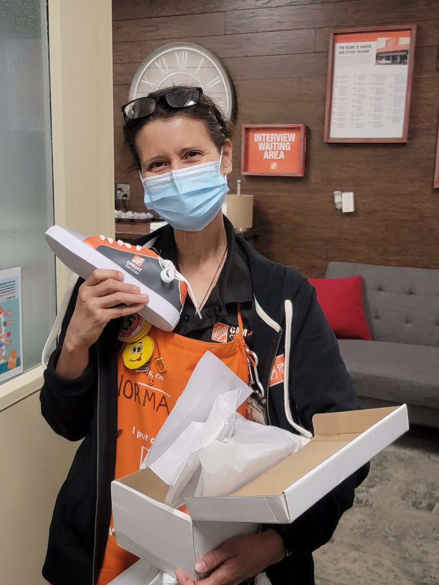 Coolest credit shoes ever!!! Thank you Norma for all you do!! I love the shoes!!