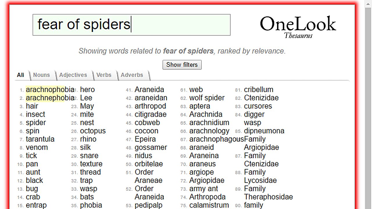 OneLook Reverse Dictionary
