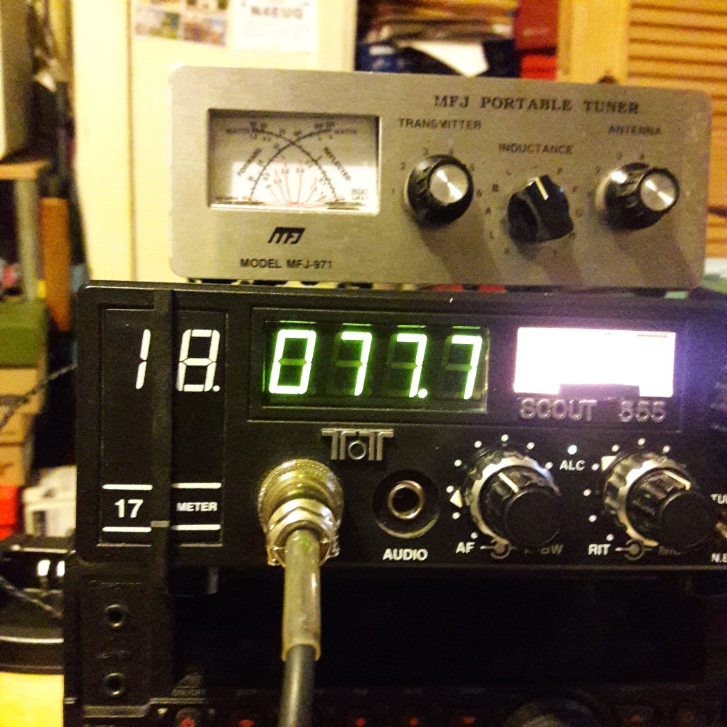ki4kgk's tweet photo. Got this 17-meter band module off eBay and it works.
#TenTec
#17meters
#hamradio
#CW https://t.co/tgg0DRTD2f