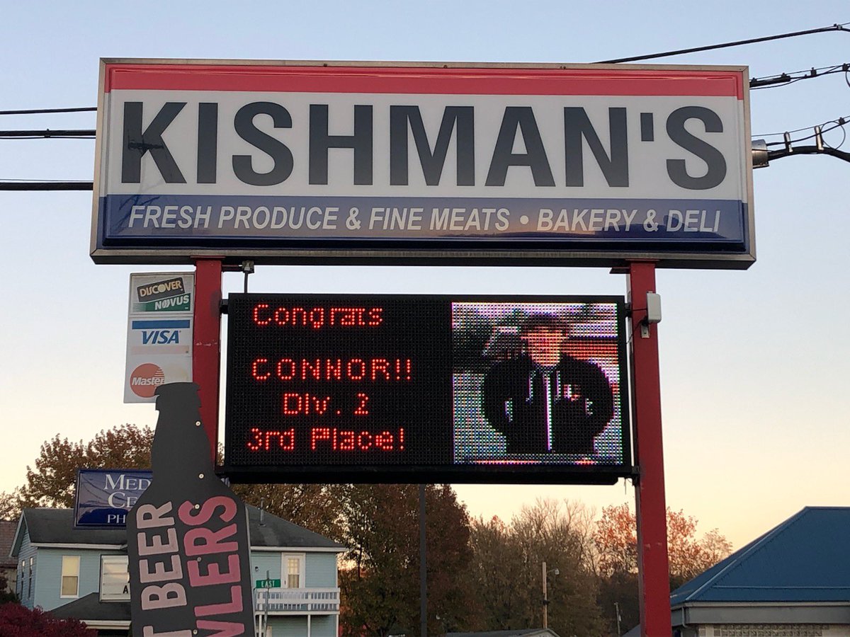 Connor Shingleton placed 3rd overall in the boys race!  the highest finish by any runner in Minerva history! He helped his young boys team to a 16th in the state place finish today. Phenomenal season! Hard work and dedication for him here! It’s been a pleasure being his coach.