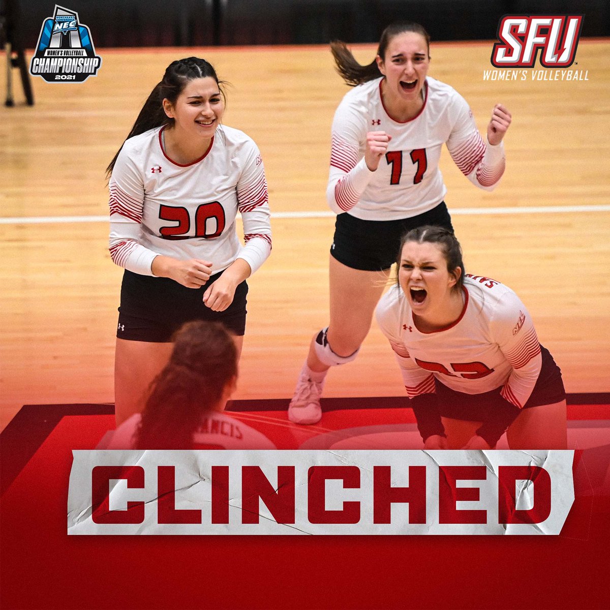 RedWolvesWVB's tweet photo. With a straight set win over Central Connecticut, the Red Flash clinch a spot in the Northeast Conference tournament!!!! 

🔴⚡️🏐
#GoRedFlash #RedFlashVB https://t.co/5l8ZrT5d3v