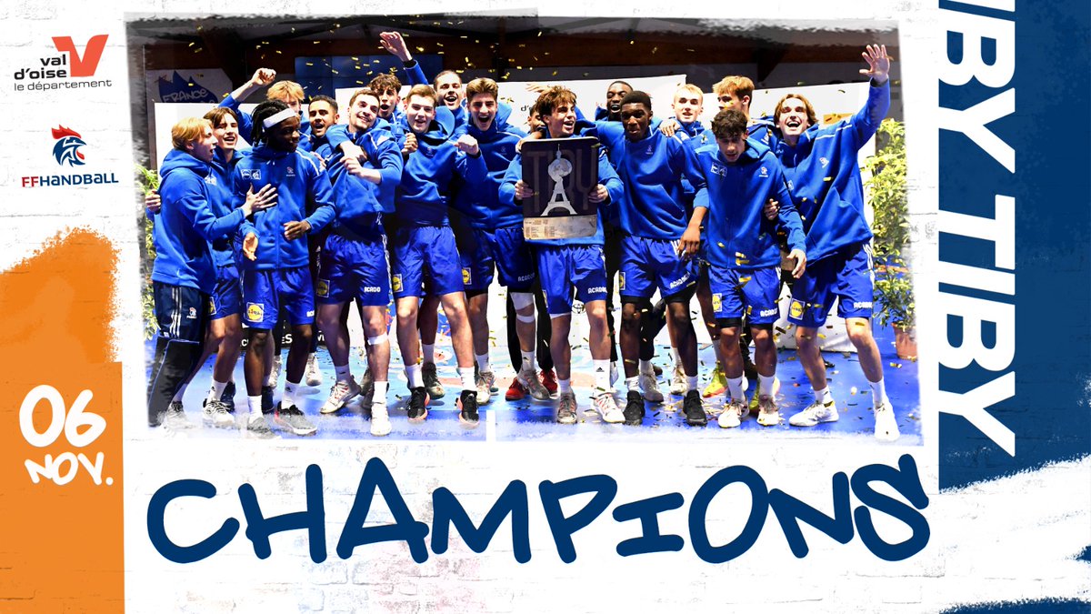 🇫🇷CHAMPIONS !!! Les Bleuets assurent le spectacle et remportent le #TIBY2021🏆✨ #Handball #BleuEtFier   
📸 <a href="/ffhandball/">FFHandball</a> <a href="/Exuleo/">Exuleo</a>