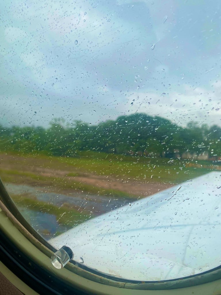 FiorellaIsabelM's tweet photo. Just landed in Bilwi, Nicaragua, previously known by its colonizer name Puerto Cabezas. Known by locals as the Caribbean, regionally it’s NE. Rained on the ride here, so that was an experience on a small plane. Largest polling center is here. We will be reporting tomorrow. https://t.co/jxzOX19dtA