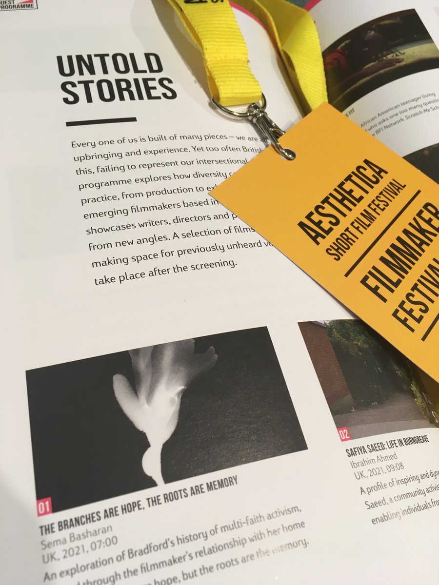 Fantastic day seeing The Branches are Hope; The Roots are Memory screen at Aesthetica and taking part in a panel discussion on Untold Stories. Thanks <a href="/ASFFest/">AestheticaFilmFest</a> for having me and <a href="/YBattleFelton/">Yvonne Battle-Felton</a> for chairing a great discussion #ASFF2021