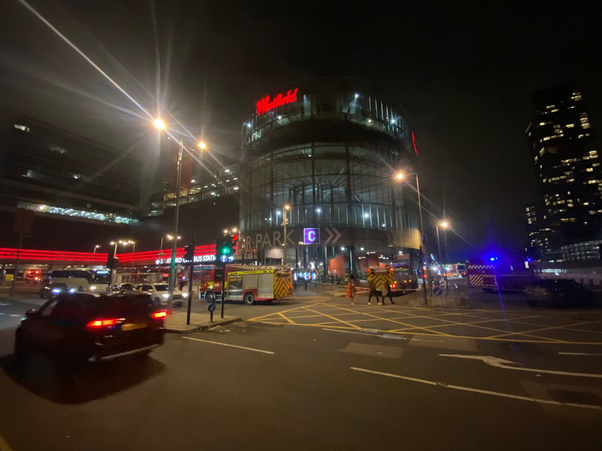 LondonFire's tweet photo. Firefighters have dealt with a car fire in a multi-storey car park in #Stratford.

As expected it’s been a busy night for our crews and control officers. Huge thanks and praise to all those on duty keeping #London safe. https://t.co/XZpC7oolDa