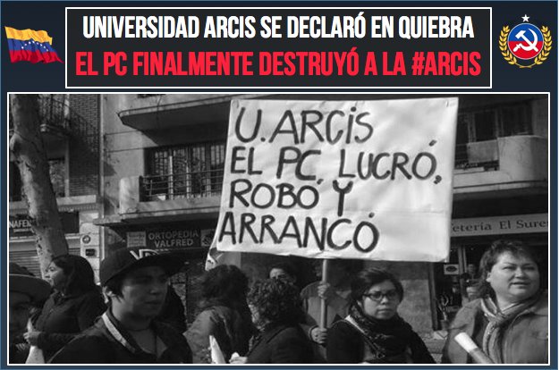 MilaaaPQ's tweet photo. @gabrielboric @marcelamaliki Está Genial! Ojalá todas y todos que apoyan el arte puedan darle voz definitiva a alumnos #Arcis q por años han silenciado con tal de encubrir el puñal por la espalda que el Partido Comunista le propinó a estudiantes de las mismas familias proletas que hoy aseguran representar🤷🏻‍♀️ https://t.co/fBgTb0szC3