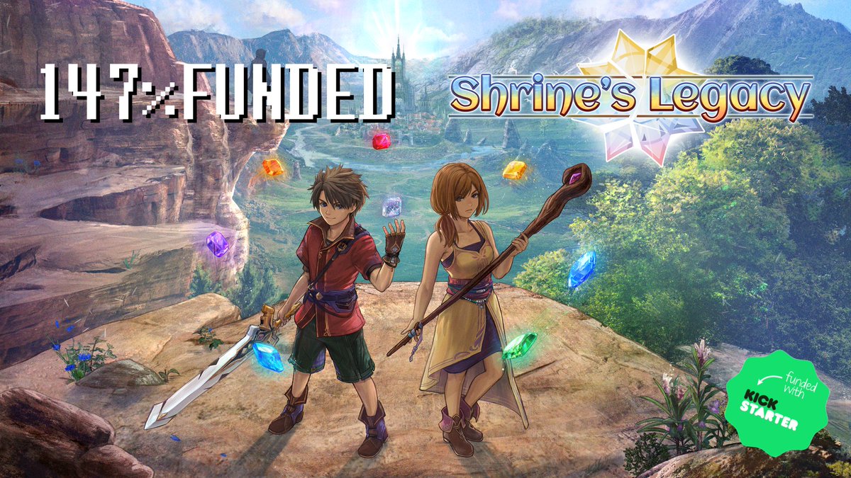 🎉🎉WE DID IT! Shrine's Legacy #Kickstarter has officially ended at 147% funded and 635 backers! Thank you so much everyone for making this a reality! 🎊🥳
⤵️⤵️⤵️
kickstarter.com/projects/posit…